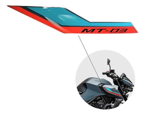 Adesivo da Aba do Tanque Direita Yamaha Mt-03 2023 a 2024 Verde