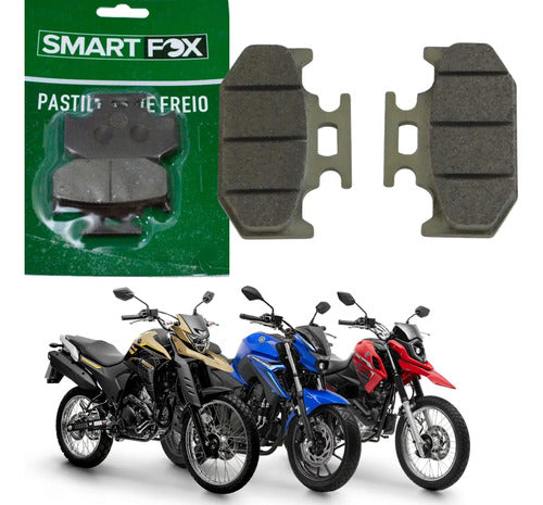 Pastilha de Freio Traseira Smartfox Yamaha Crosser 150 Fazer Fz25 Lander 250