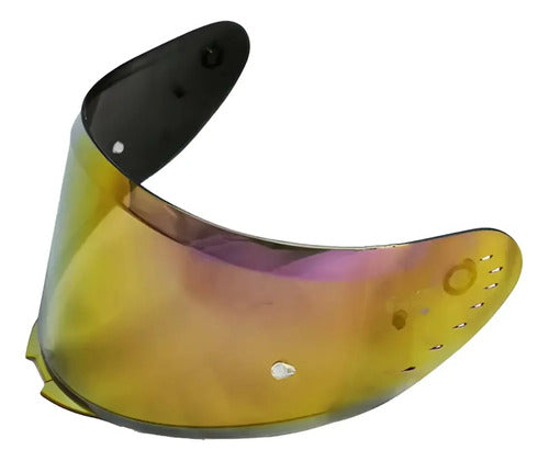 Viseira Norisk Flow Iridium Dourado