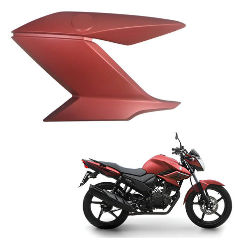 Tomada de Ar Esquerda Yamaha Fazer 150 2022 a 2023 Vermelho Fosco