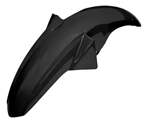 Paralama Dianteiro Paramotos Yamaha Fazer 150 2014 a 2025 Preto Brilhante