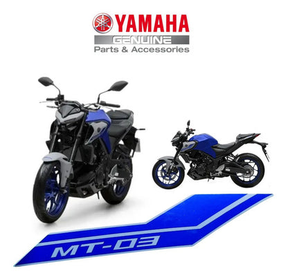 Adesivo da Aba do Tanque Esquerda Yamaha Mt-03 2022 Azul