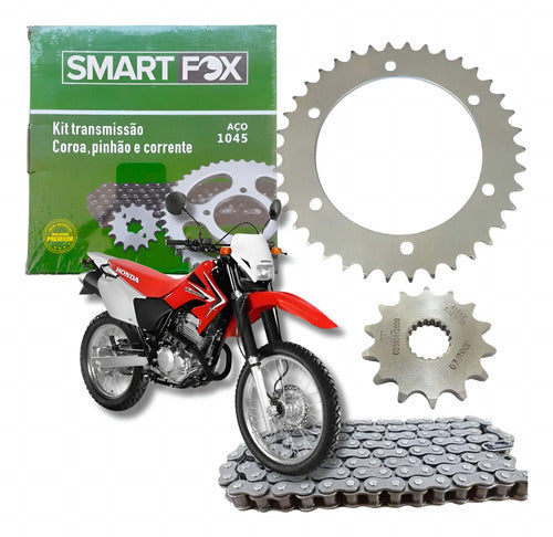 Kit Relação Smartfox sem Retentor Honda Tornado 250 2001 em diante 520H 104L 38/13T