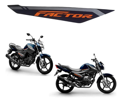Adesivo da Tampa Lateral Direita Yamaha Factor 150 2024 Azul