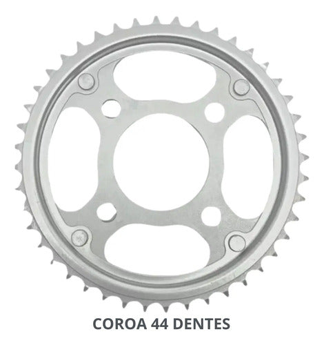 Kit Relação Smartfox com Retentor Honda Cg 125 Titan Fan 428OH 116L 44/14T