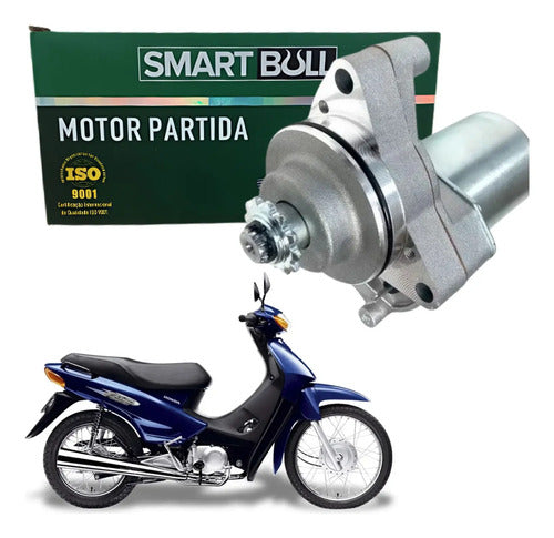 Motor de Partida Smartfox Shineray Jet 50 2011 a 2022 Phoenix 50 Xy 50q Honda Biz 100 1998 a 2005