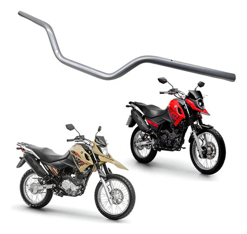 Guidão Chapam Yamaha Crosser 150 2014 a 2022 Prata