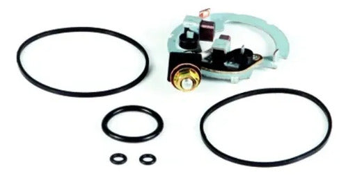 Kit Suporte e Escovas do Motor de Partida Magnetron Honda Bros 150 Yamaha Fazer Lander 250