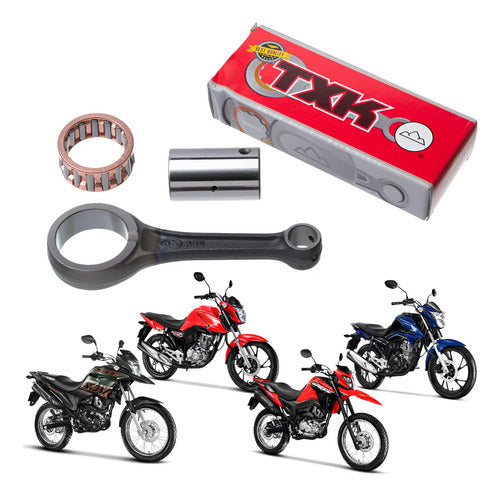 Biela Completa TXK Honda Cg Bros 160 Titan Fan Start Xre 190