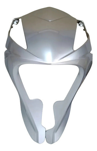 Carenagem Frontal Iron Shineray Jet 50 2010 a 2018 Prata