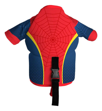 Colete Salva Vidas Infantil Camisa Praia Flutuadora Prolife Aracno Homem Arranha