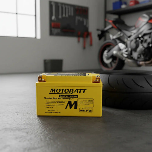 Bateria Motobatt MBTZ10S AGM 12V 8,5Ah Yamaha Mt-07 Mt-09 Yzf-R6 Yzf-R1 Honda Cb 500f Cb 500x