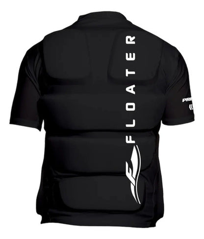 Camisa Blusa Flutuadora Aquática Uv50+ Prolife Lycra Unisex Preto Gg Lisa