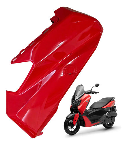 Carenagem Lateral do Farol Esquerda Yamaha Nmax 160 2025 em diante Vermelho