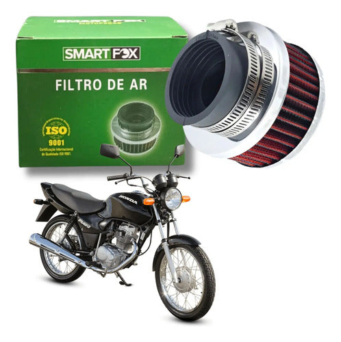 Filtro de Ar Esportivo Smartfox Honda Cg 125 150 Titan Fan