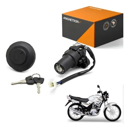 Conjunto de Travas Magnetron Yamaha Factor 125 2000 a 2005 Xtz 125 2003 a 2005