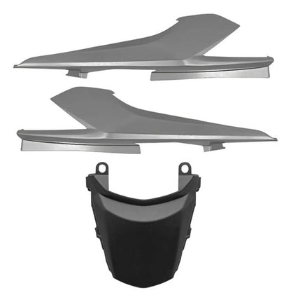 Kit Rabeta Lateral Completa Paramotos Honda Cg 160 Titan 2016 a 2024 Cinza