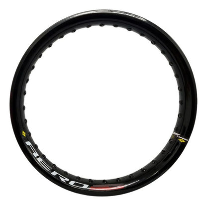 Par de Aros de Roda Aero Slim Monaco 1.85x21 e 2.15x17 Preto Brilhante