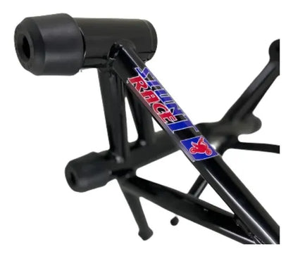 Protetor de Motor Stunt Race Street Cage Honda Pop 110i 2016 a 2024 Preto Brilhante