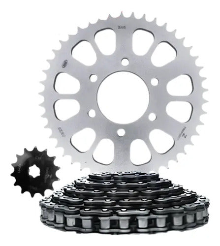 Kit Relação Iron sem Retentor Kasinski Mirage 250 2001 a 2013 520H 116L 46/14T