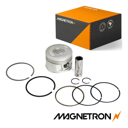 Kit Pistão com Anéis Magnetron Yamaha Factor 125 2006 a 2018 0,75 mm