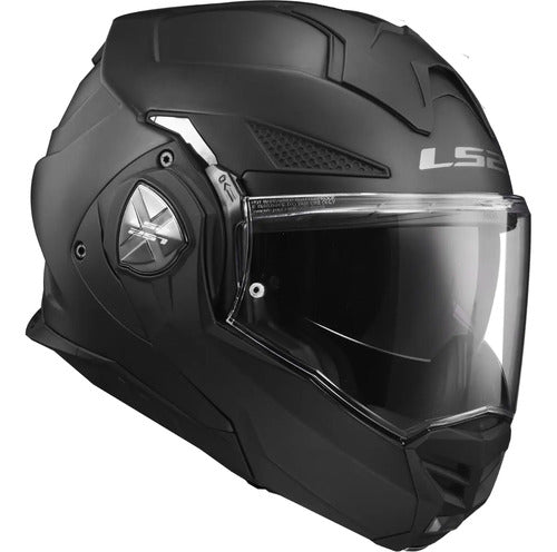 Capacete Escamoteável LS2 FF901 Advant X Solid Preto Fosco