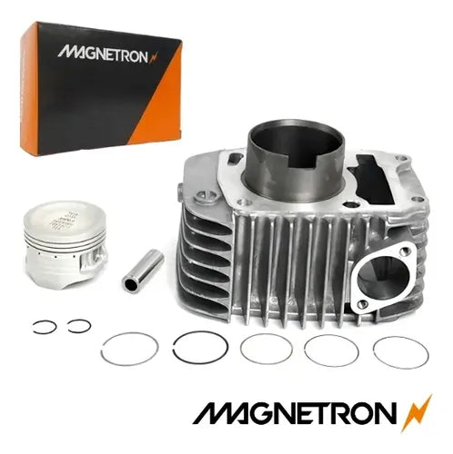 Kit Cilindro Pistão e Anéis Magnetron Honda Biz 125 2006 a 2008