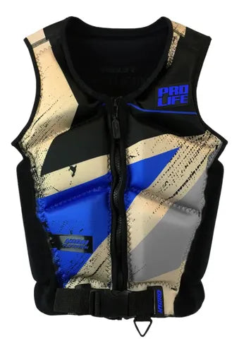 Colete Salva Vidas Homologado Marinha Hydro Citrus Pro Life Sand Blue G1