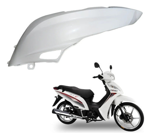 Rabeta Lateral Direita Iron Shineray Jet 50 2012 a 2019 Branco