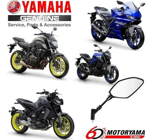 Espelho Retrovisor Direito Yamaha Tracer 900 Mt-03 2016 a 2021 Mt-07 2016 a 2018 Mt-09 2015 a 2020