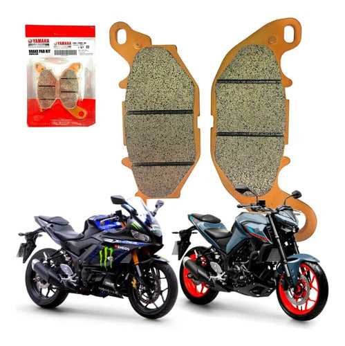 Pastilha de Freio Dianteira Yamaha Mt-03 Yzf-R3 2016 a 2025