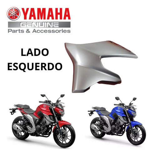 Guia de Ar Aba do Tanque Esquerda Yamaha Fazer Fz25 250 2018 a 2023 Prata
