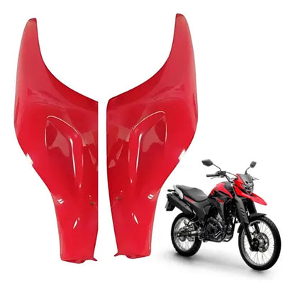 Par de Capas do Tanque Paramotos Yamaha Lander 250 2020 a 2024 Vermelho