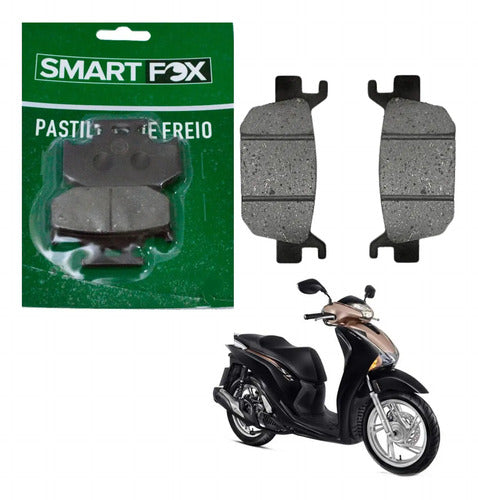 Pastilha de Freio Traseira Smartfox Honda Pcx Adv 150 Sh 150i
