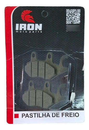 Pastilha de Freio Dianteira Iron Honda Cbx 250 Twister Cb 300r Yamaha Factor 125 Fazer 250