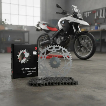 Kit Relação Iron Premium com Retentor BMW F 650 Gs 2011 a 2013 112L 47/16T