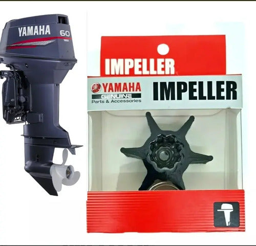 Rotor da Bomba d'Água Yamaha Motor de Popa 60 HP 2T 70 HP 2T 75 HP 2T 80 HP 2T 85 HP 2T 90 HP 2T