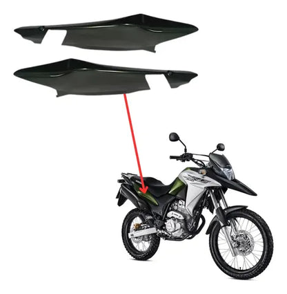 Par de Rabetas Laterais Paramotos Honda Xre 300 2016 a 2018 Verde Perolizado
