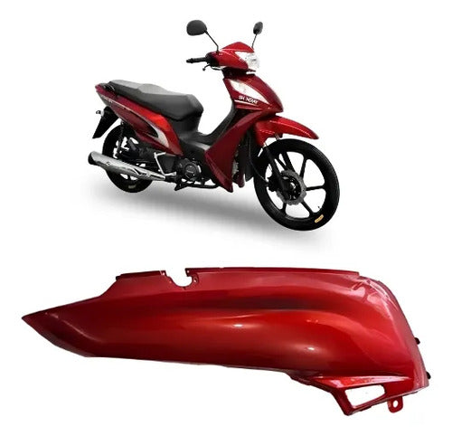 Rabeta Lateral Esquerda Iron Shineray Jet 50 2012 a 2019 Vermelho