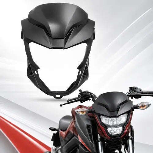 Capa do Farol Frontal Paramotos Honda Cg 160 Titan Fan 2025 em diante Preto Fosco