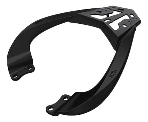 Suporte de Baú Bagageiro Scam Liga Leve Yamaha Factor 125 150 2016 a 2025 Preto Fosco
