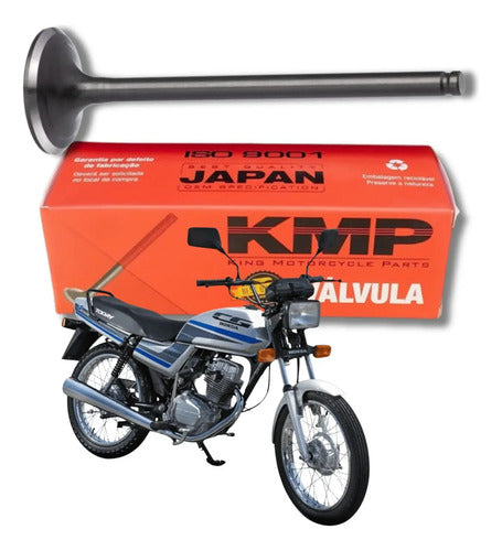 Válvula de Escape KMP Honda Cg 125 Titan Today 1992 a 2001 Xlr 125 1997 a 2002