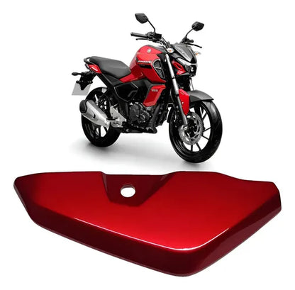 Protetor do Paralama Direito Yamaha Fazer Fz15 150 2023 a 2025 Vermelho