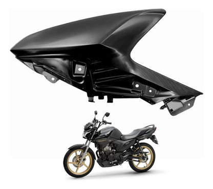 Aba do Tanque Esquerda Yamaha Factor Dx 150 2025 Preto Metálico