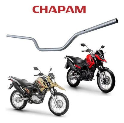 Guidão Chapam Yamaha Crosser 150 2014 a 2022 Prata