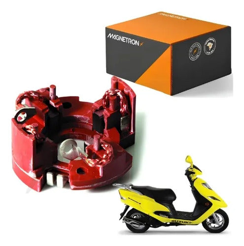 Suporte de Escovas do Motor de Partida Magnetron Suzuki Burgman Intruder Yes 125 Gsr 150i