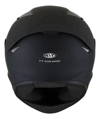 Capacete KYT TT-Course Solid Preto Fosco Tamanho 60/L