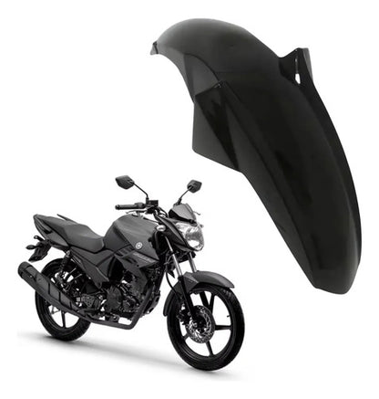 Paralama Dianteiro Paramotos Yamaha Fazer 150 2020 a 2025 Preto Fosco