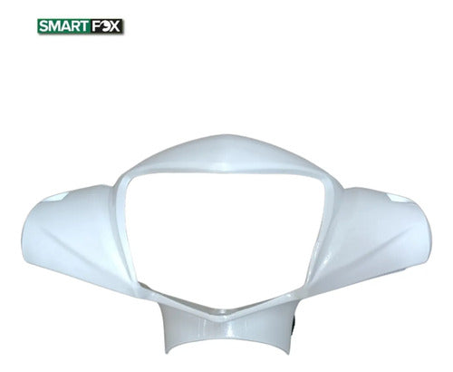 Carenagem do Farol Frontal Smartfox Shineray Jet 50 125 Branco Perolizado