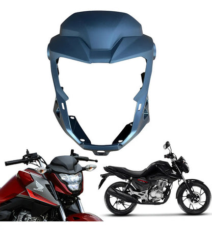 Máscara Capa do Farol Frontal Paramotos Honda Cg 160 Titan Fan 2025 em diante Preto